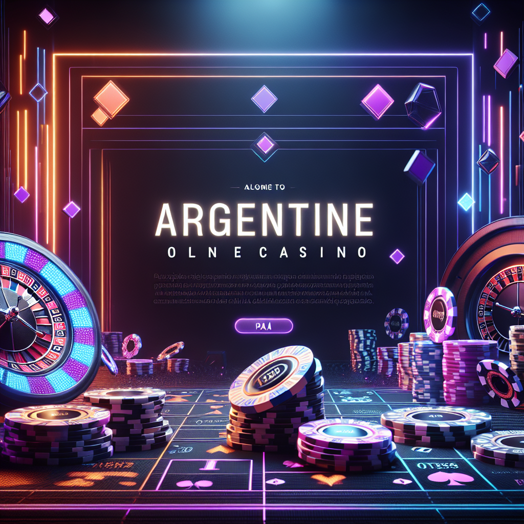Ilustración vibrante de bonos y promociones en el casino online BetWarrior Argentina